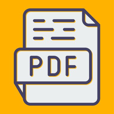 pdf dosya biçimi vektör illüstrasyonuName