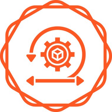 seo modern simgesinin vektör illüstrasyonu