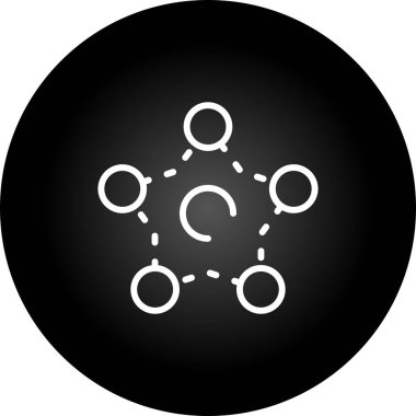 ağ simgesi, vektör illüstrasyonu. düz tasarım biçimi