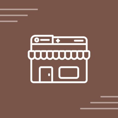 Modern simgenin vektör illüstrasyonu