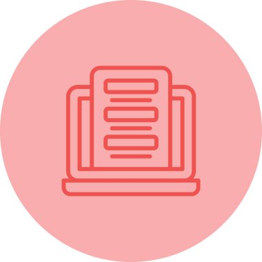 Modern kitap simgesinin vektör illüstrasyonu