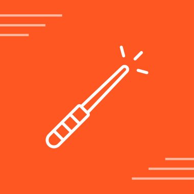 Beyaz çizgi boyalı silindir ikonu uzun gölge arkaplanı ile izole edilmiş. Çember çizimi. vektör illüstrasyonu