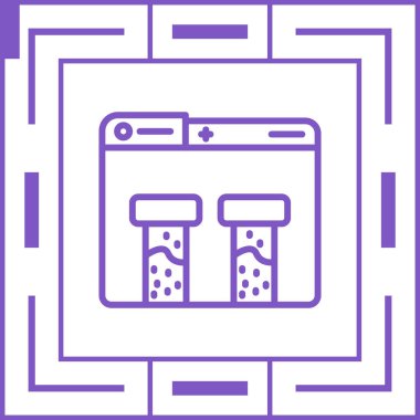 Bilet. Web simgesi basit illüstrasyon