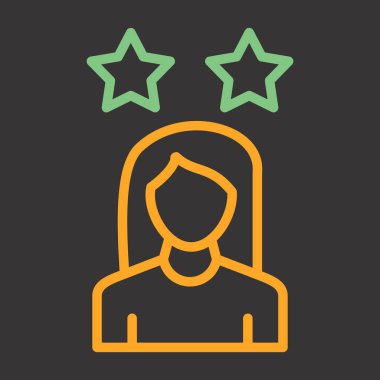 yıldız simgesi vektör illüstrasyonu