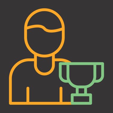 kupa simgesi vektör illüstrasyonu