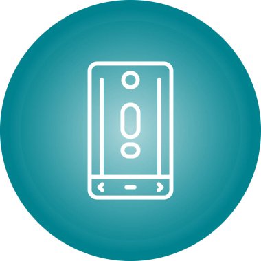 akıllı telefon web simgesi vektör çizimi