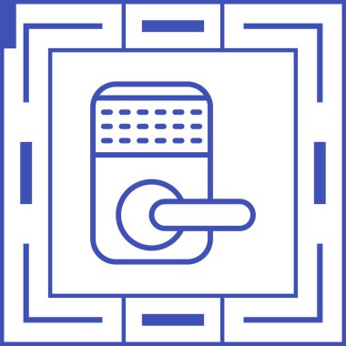 Modern bir simgenin vektör illüstrasyonu