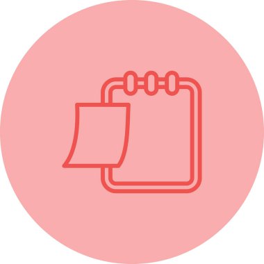 Belge simgesinin vektör illüstrasyonu