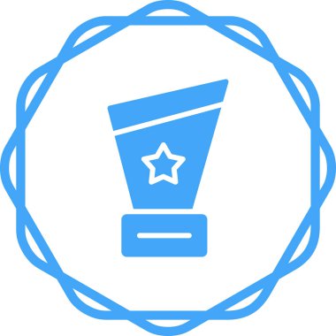 ödül kupası simgesi modaya uygun izole edilmiş arkaplan