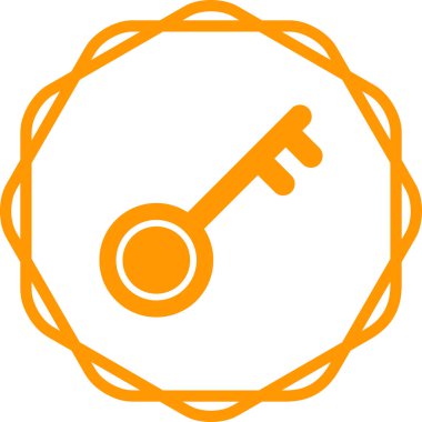 Anahtar. Web simgesi basit illüstrasyon