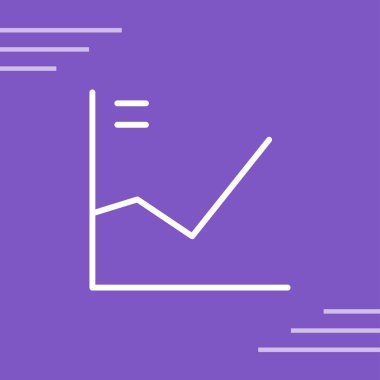 Soyut arkaplanda izole edilmiş bar çizelgesi simgesi