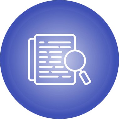 Büyüteç simgesi. Web tasarımı için büyüteç vektör simgelerinin basit çizimi