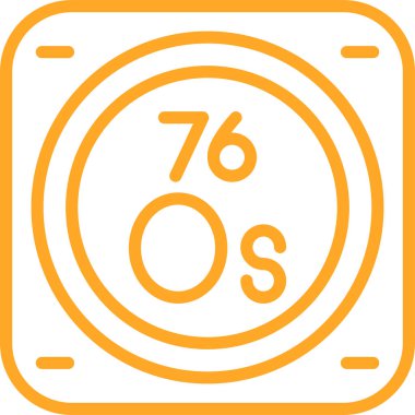 Kimyasal metal işareti ağ basit illüstrasyon