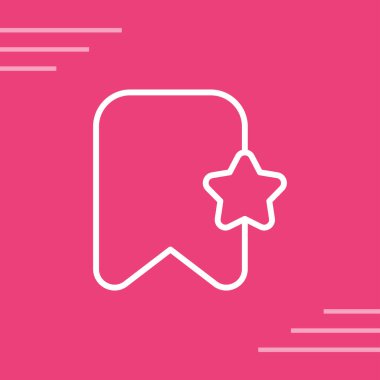 hat konuşma balonu simgesi pembe arkaplanda izole edildi. Mesaj işareti. İletişim ya da yorum sembolü. Renkli taslak konsepti. vektör.