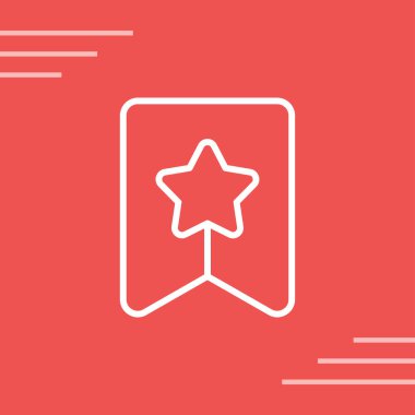 star icon isolated on abstract background