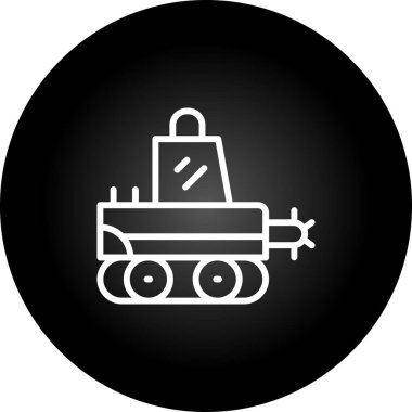 Vektör Tankı Simgesi illüstrasyonu