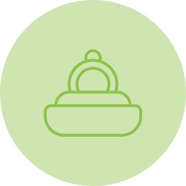 Modern simgenin vektör illüstrasyonu