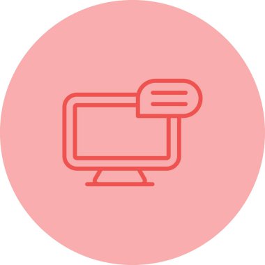 Bilgisayar web simge vektör çizim