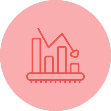 Grafik. Web simgesi basit illüstrasyon