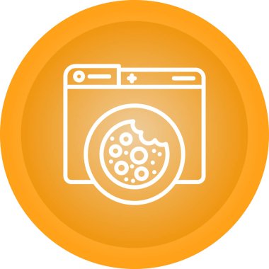 çamaşır makinesi ikon vektör çizimi