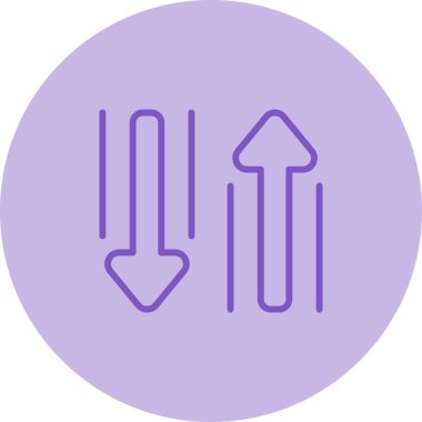 ok simgesi vektör illüstrasyonu