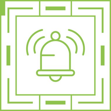 Modern simgenin vektör illüstrasyonu