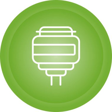 Enerji modern simgesinin vektör illüstrasyonu