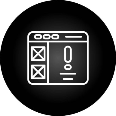 Modern b 'nin vektör illüstrasyonu eksik simgesi