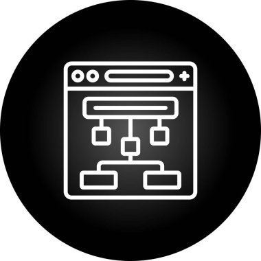 vektör sunucu illüstrasyonu