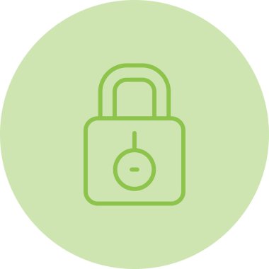 ikon vektör illüstrasyonunu kilitle