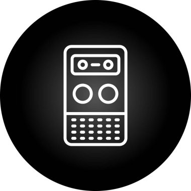 Radyonun vektör illüstrasyonu