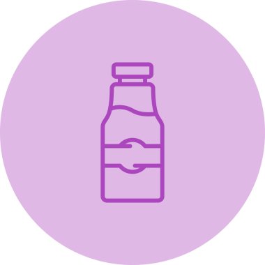 süt ağı simgesi, basit vektör illüstrasyonu