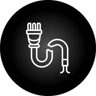 Modern b 'nin vektör illüstrasyonu dolgu simgesinden yoksun