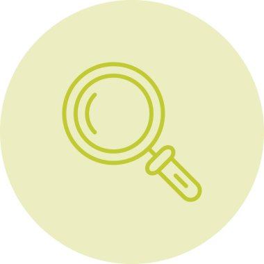 Büyütme cam ağ ikonu vektör illüstrasyonu  