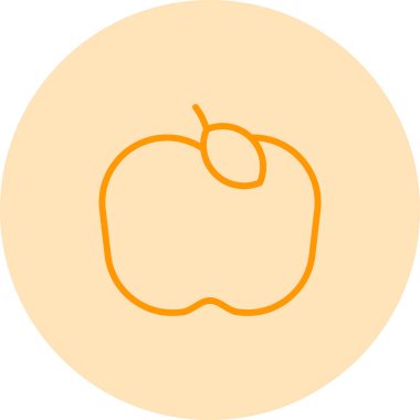 Apple vektör simgesi illüstrasyonu