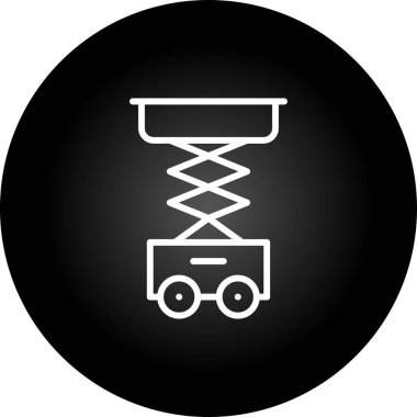 Modern otomatik simgenin vektör illüstrasyonu