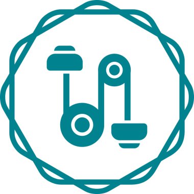 Dolgu simgesi vektör illüstrasyonu