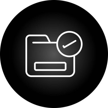 Belge simgesinin vektör illüstrasyonu