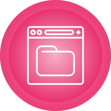 Seo simgesinin vektör illüstrasyonu