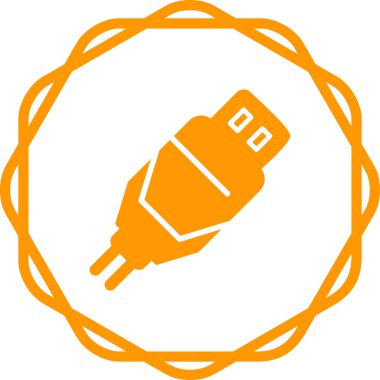 Fiş. Web simgesi basit illüstrasyon