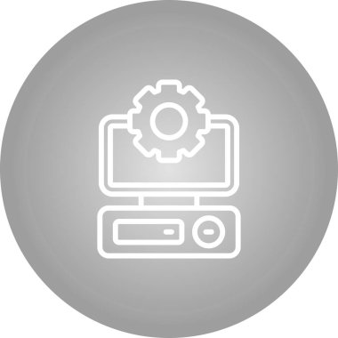 Seo simgesinin vektör illüstrasyonu