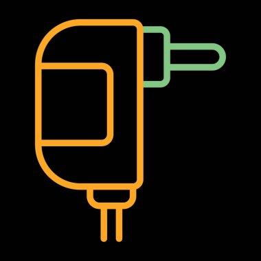 pil simgesi, vektör illüstrasyonu