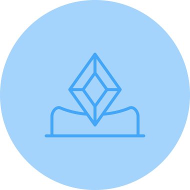 ethereum simgesi vektör illüstrasyonu