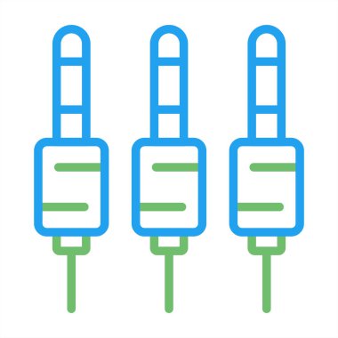 usb simge vektör illüstrasyonu