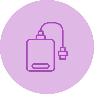 Pil. Web simgesi basit illüstrasyon