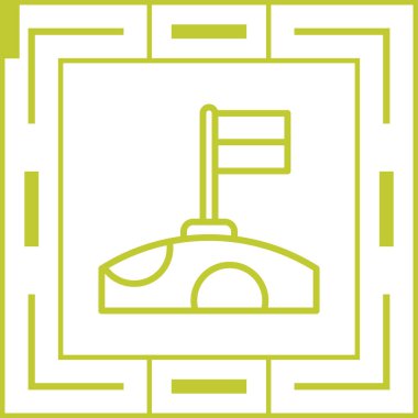 Modern simgenin vektör illüstrasyonu