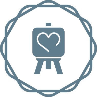 Modern simgenin vektör illüstrasyonu