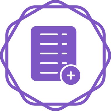 Kontrol listesi simgesi vektör illüstrasyonu