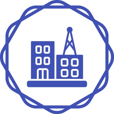 Yapı simgesinin vektör illüstrasyonu