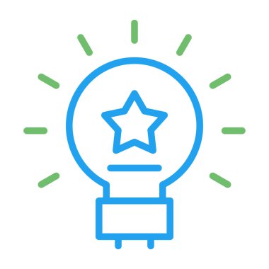 ampul simgesi vektör illüstrasyonu